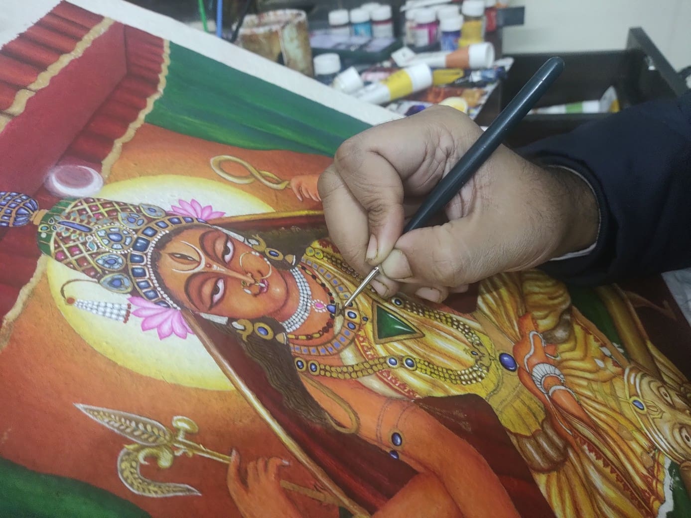 Śākta Paintings by Giri Ratna Singh